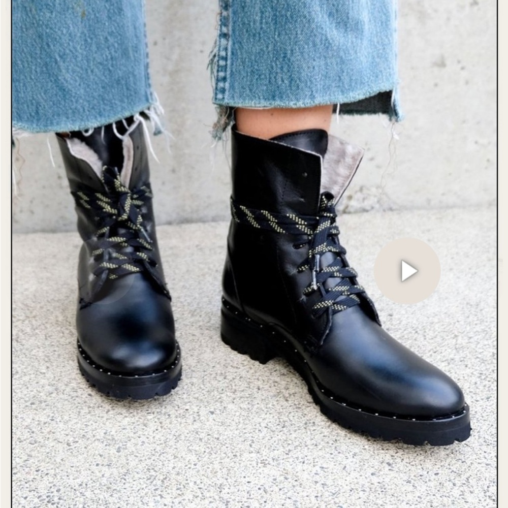 Freda Shearling Hiker Boot